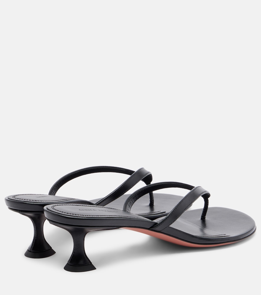  Amina Muaddi Amina Muaddi Sandalen Juliette Aus Leder 