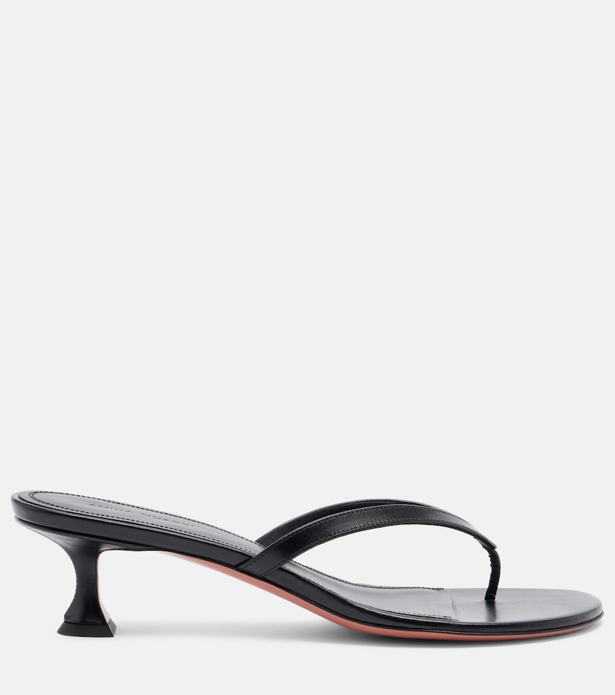  Amina Muaddi Amina Muaddi Sandalen Juliette Aus Leder 