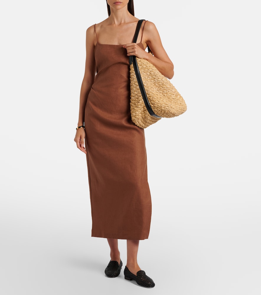 SIR Linen midi dress
