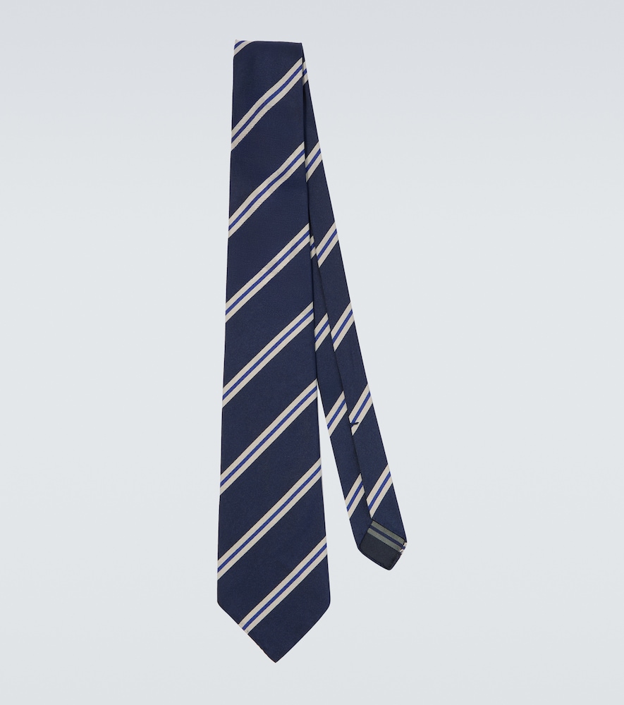 Dunhill Striped silk tie