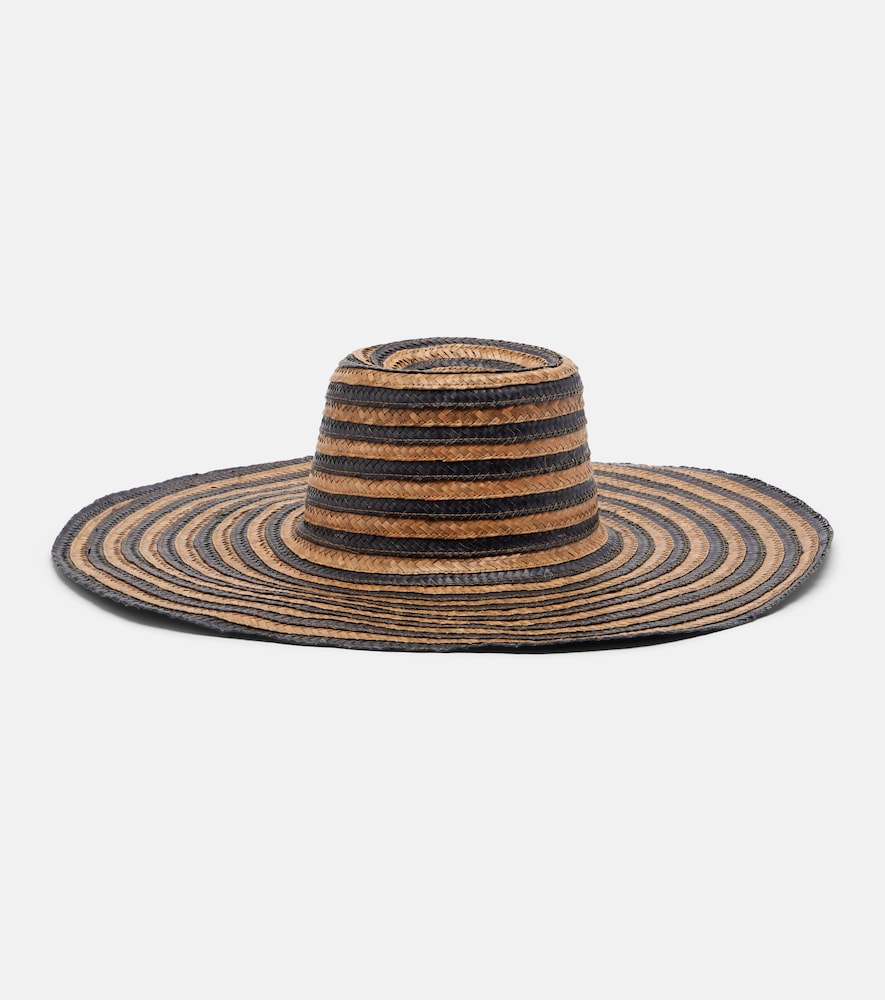 Poupette St Barth Angel striped sun hat