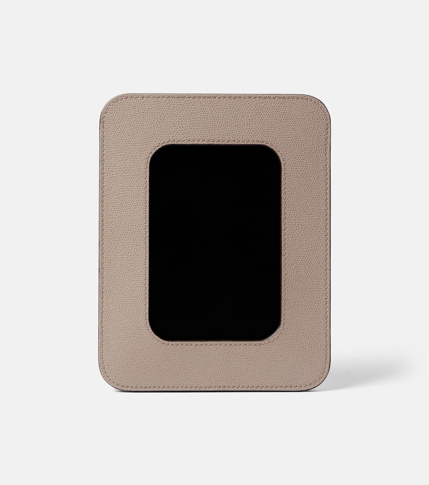 Giobagnara Unisex Grey Polo Small Leather Picture Frame - Mytheresa
