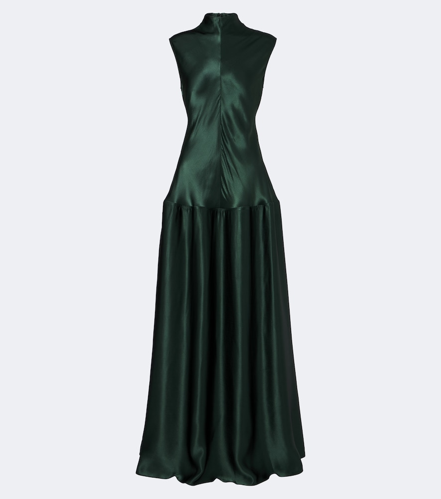 Maxikleid aus Satin