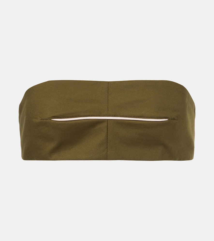 Top a fascia in misto cotone