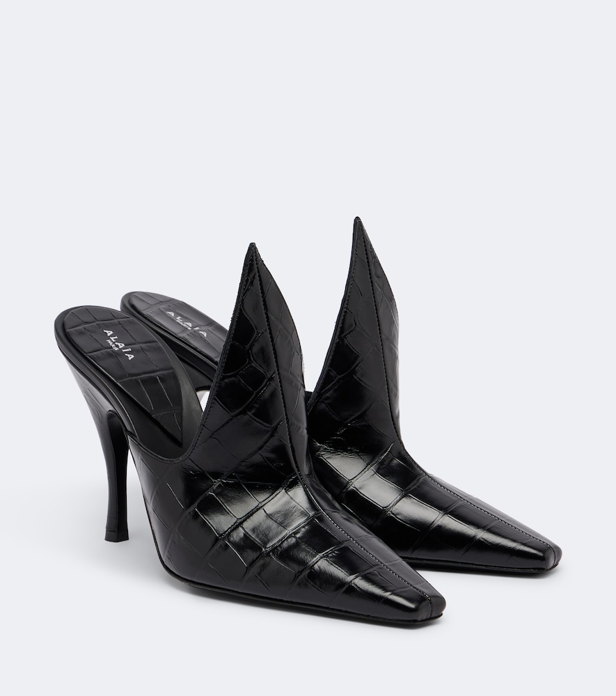 Alaïa Mules aus Leder