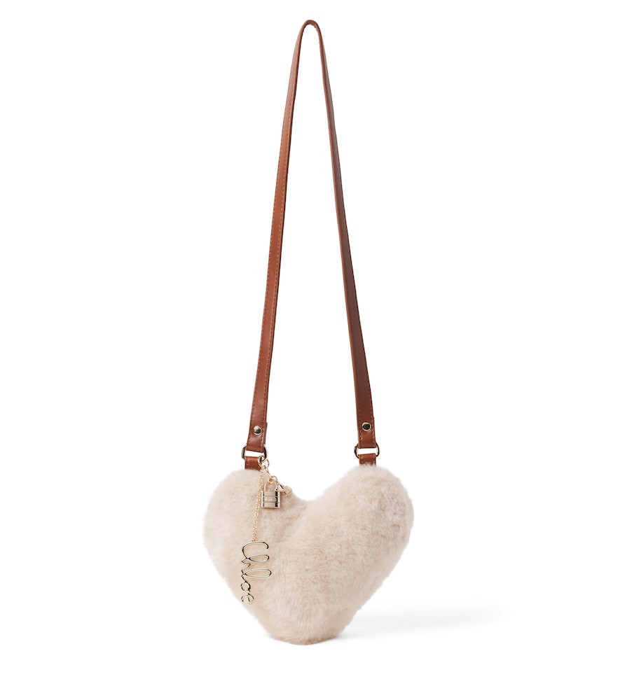 Chloé Kids Crossbody Bag Heart mit Leder
