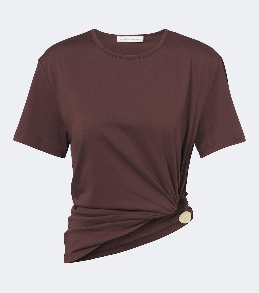 T-shirt Bree Quartz in jersey di cotone