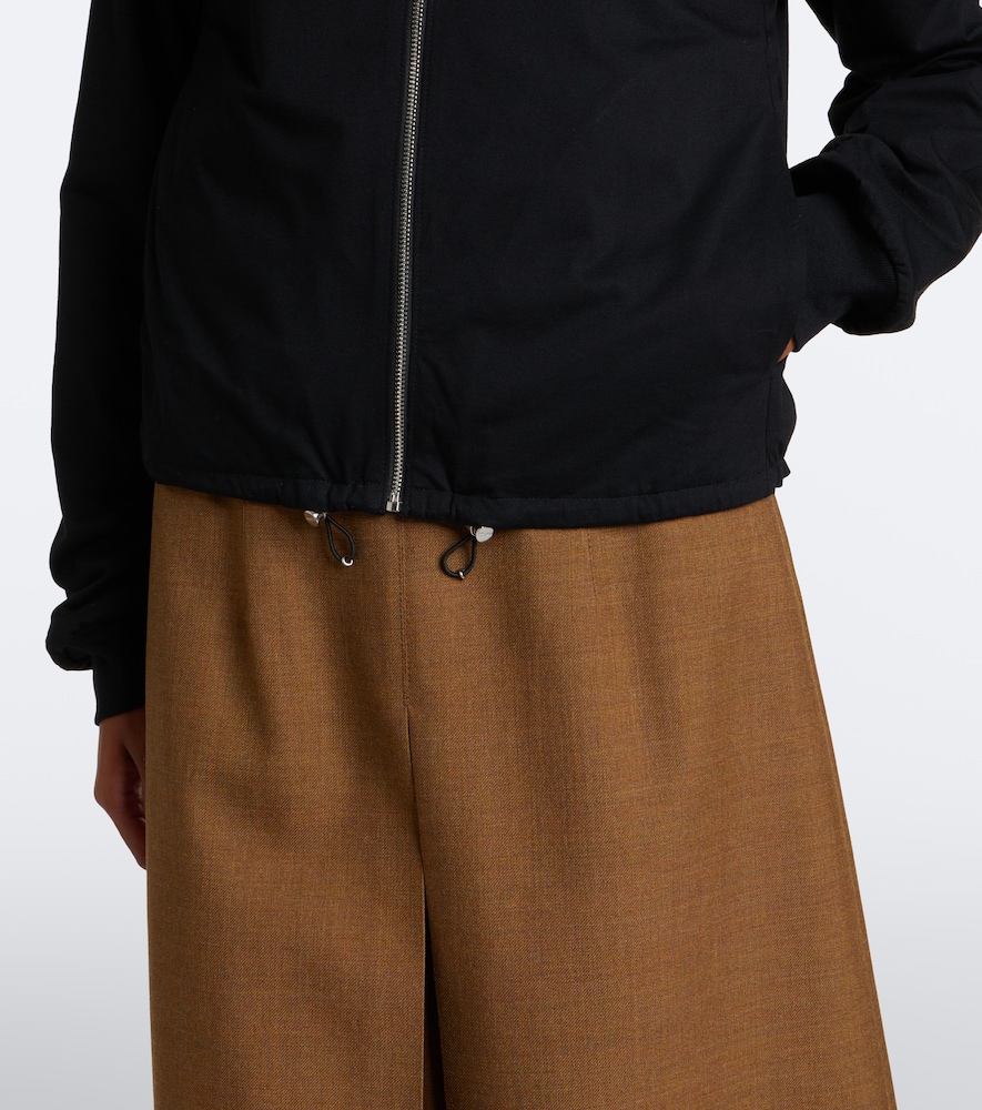Reversible Cotton And Re-Nylon Blouson Jacket