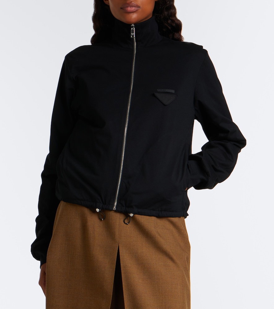Reversible Cotton And Re-Nylon Blouson Jacket