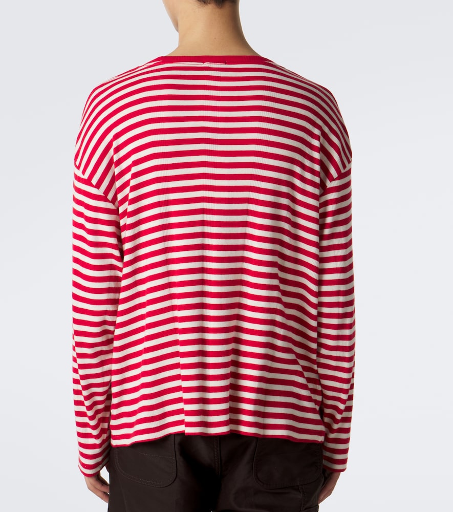 Horseshoe Striped Cotton Jersey T-Shirt