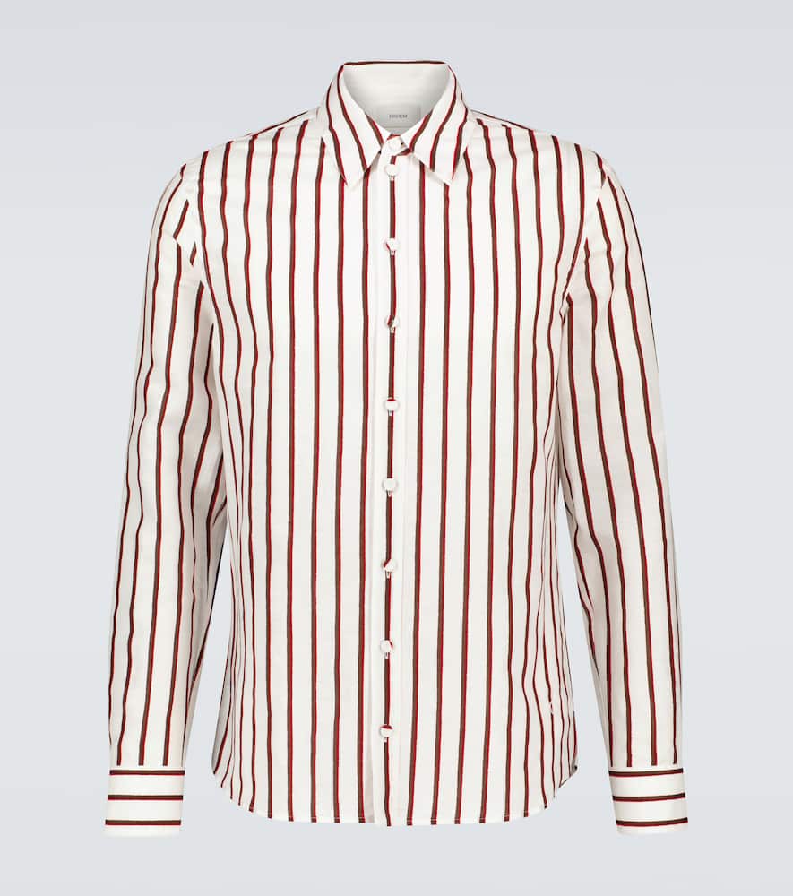 Erdem Serge linen and cotton-blend shirt