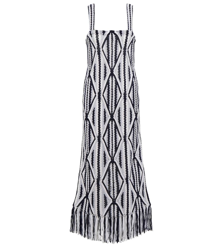 Gabriela Hearst Daria macramé wool maxi dress