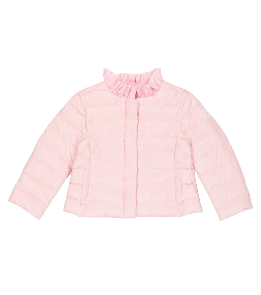 Il Gufo Baby Down Jacket In Pearl Pink