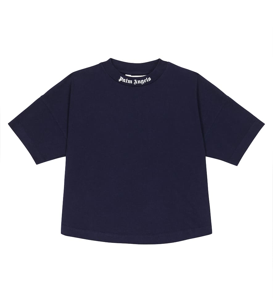Palm Angels Kids Logo cotton jersey T-shirt