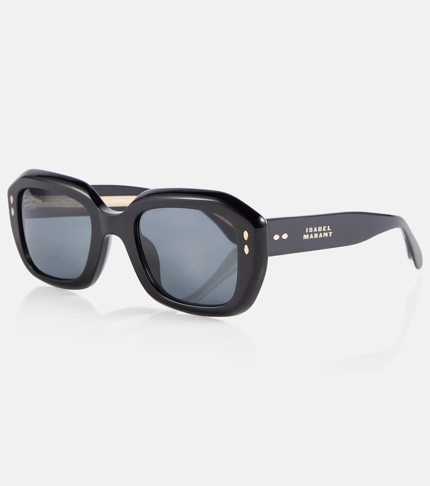 Shop Isabel Marant Square Sunglasses In Black