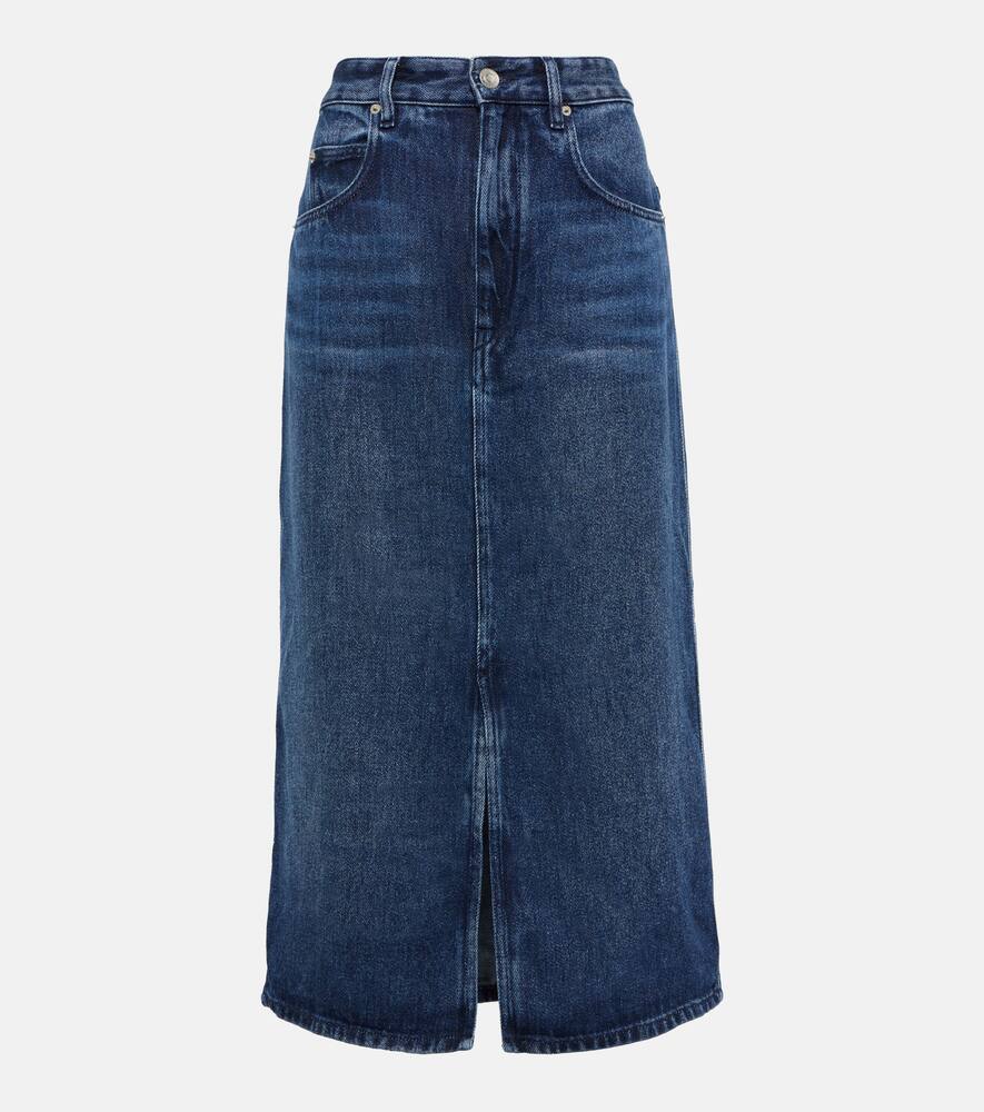 Isabel Marant Étoile Tilauria Lyocell Midi Skirt In Blue