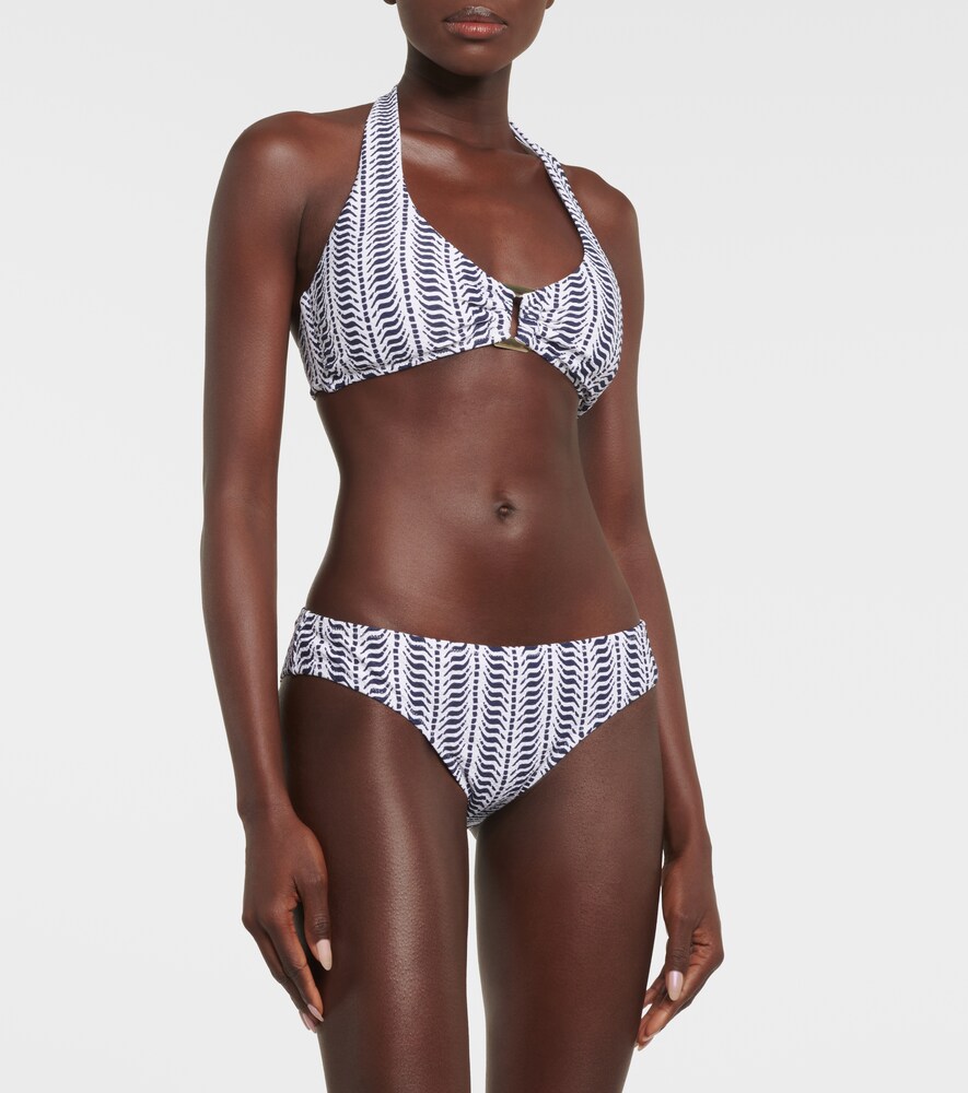 Heidi Klein Indigo Urchin low-rise bikini bottoms