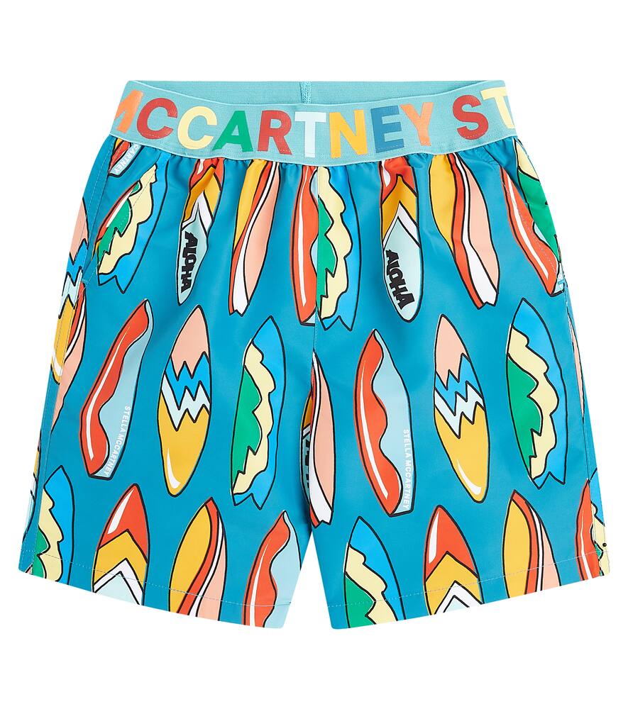 Stella McCartney Kids Printed swim trunks