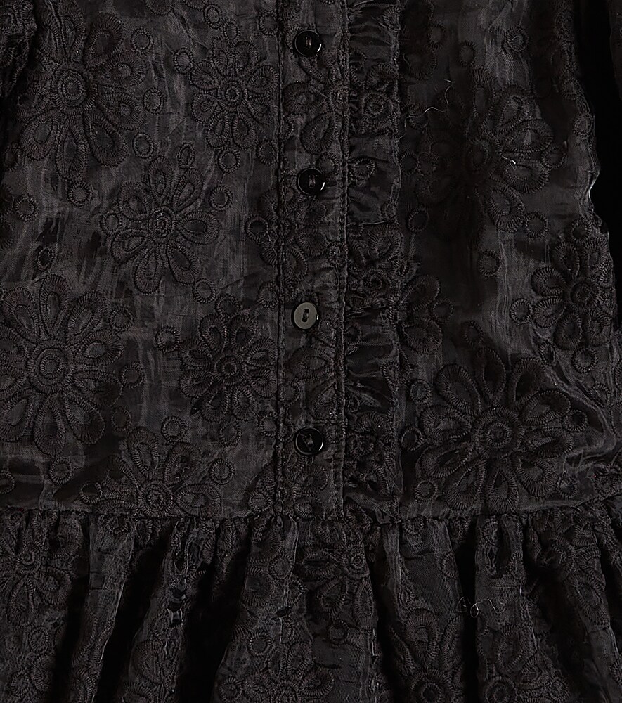  Petite Amalie Petite Amalie Lace-trimmed Cotton-blend Dress 