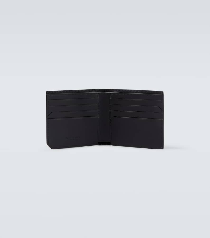 Bottega Veneta Intrecciato Leather Wallet In Black
