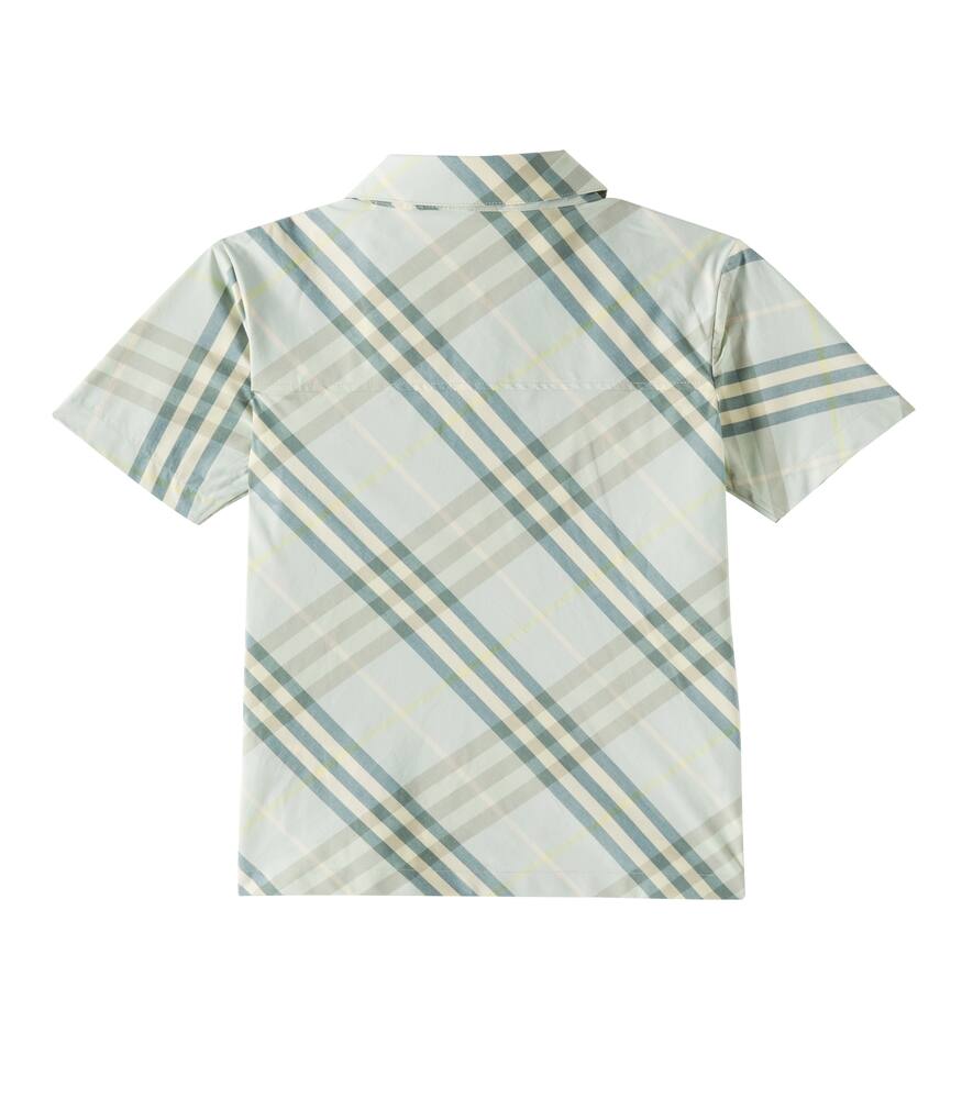 Burberry Hemd Check Aus Baumwolle In Grün