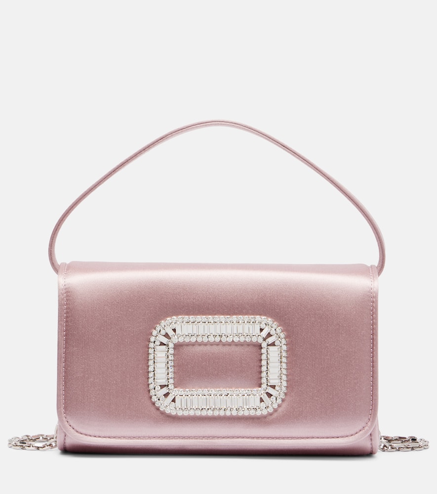 Pilgrim Micro embellished satin vanity bag