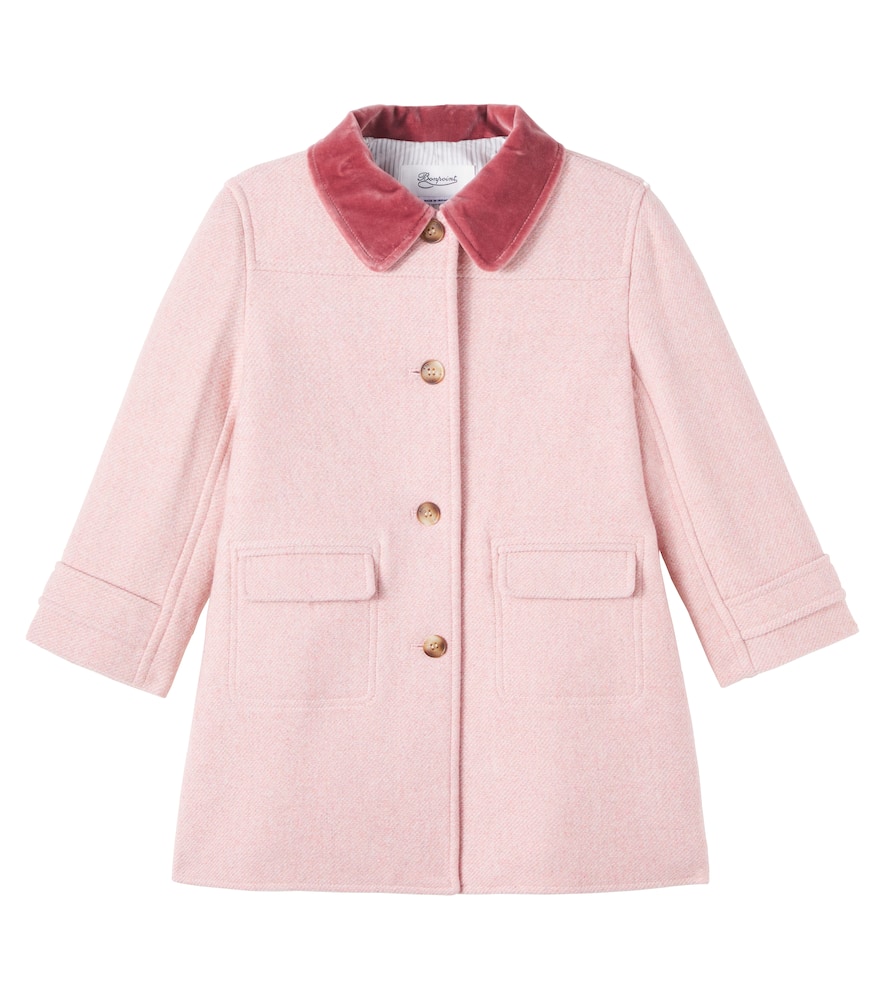 Bonpoint Jaida Wool-blend Coat In Pink