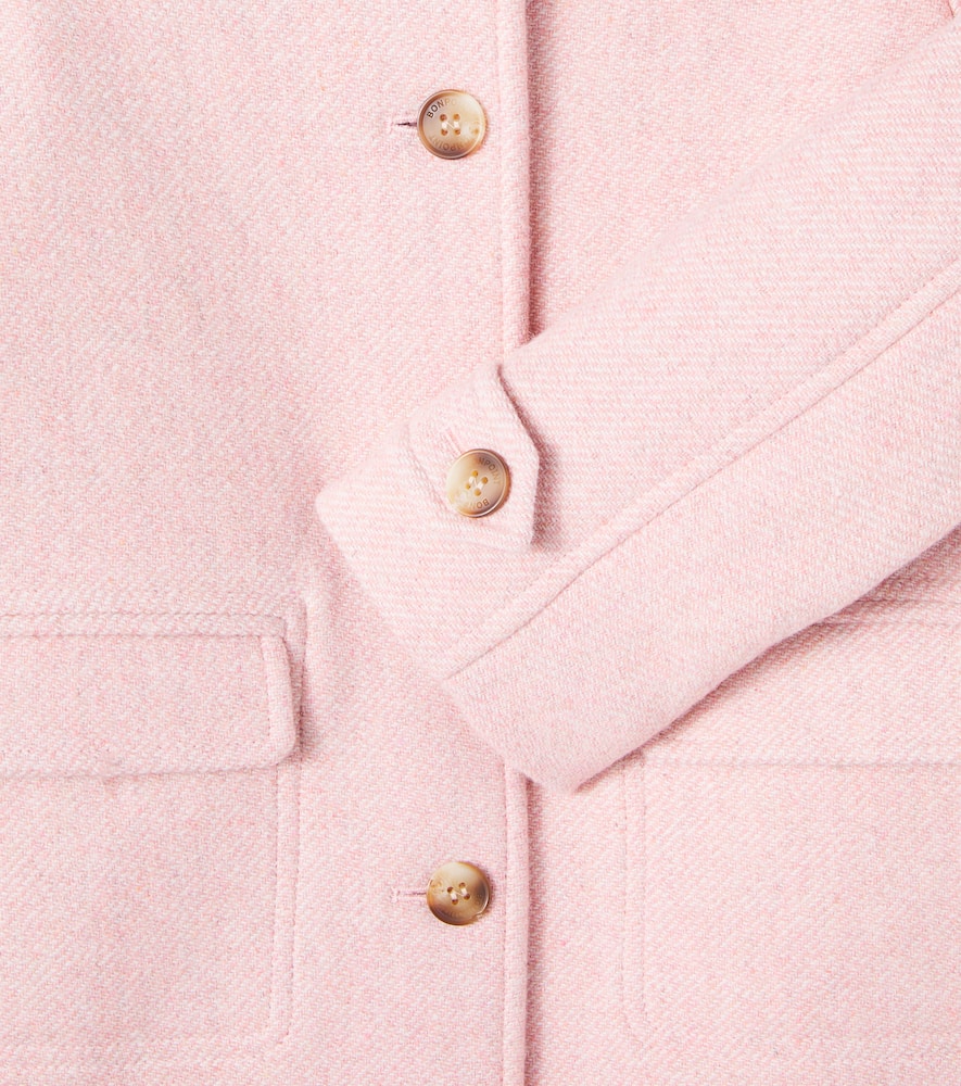 Bonpoint Jaida Wool-blend Coat In Pink