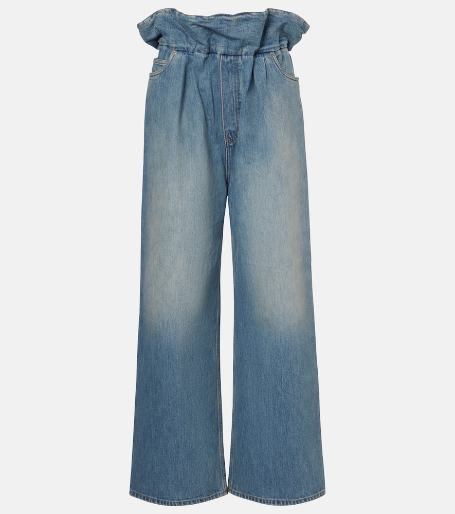 Flamenco high-rise wide-leg jeans