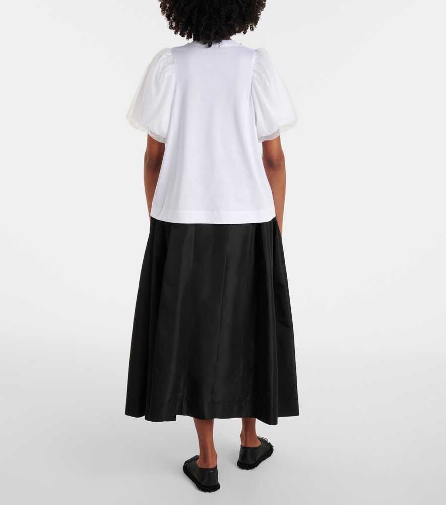  Simone Rocha Simone Rocha Puff-sleeve Cotton Jersey T-shirt 