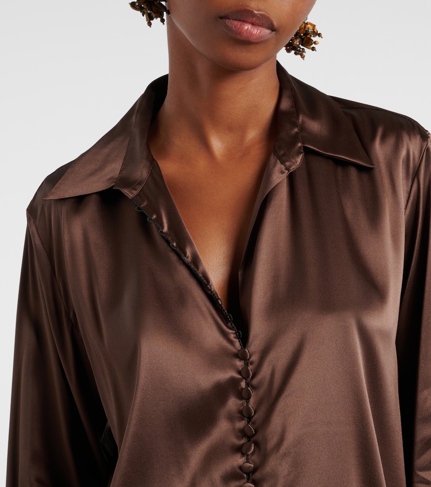  Dries Van Noten Dries Van Noten Silk-blend Shirt 