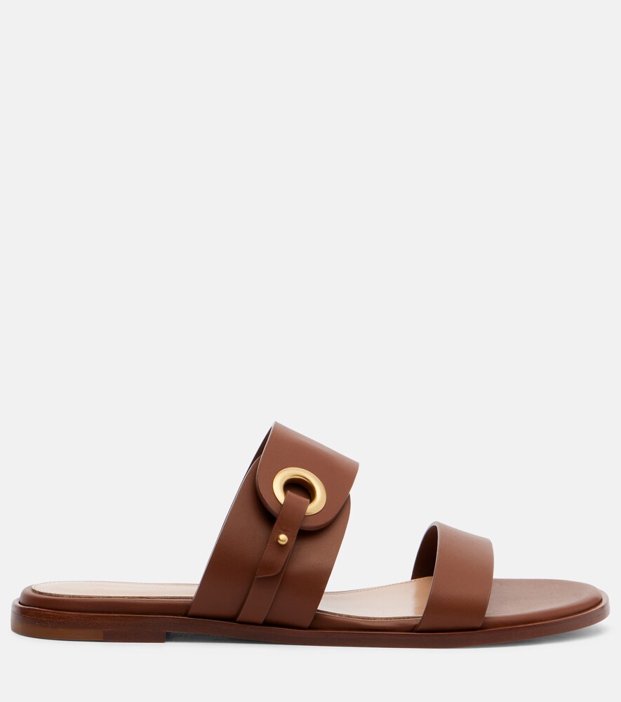  Gianvito Rossi Gianvito Rossi Granada Leather Sandals 