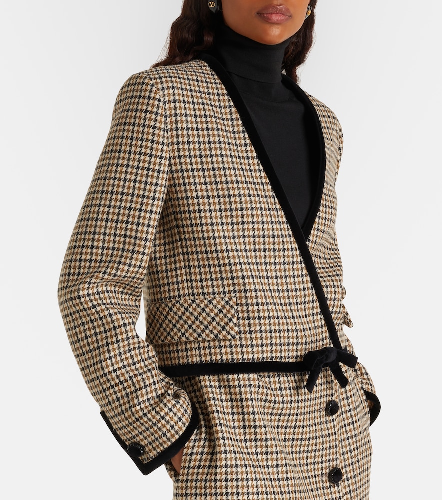 Garavani Houndstooth Virgin Jacket