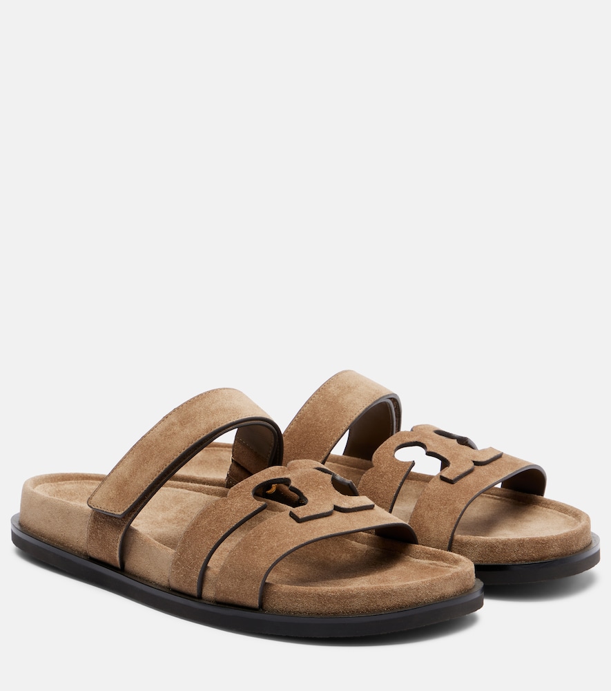 Tory Burch Women's Brown Ines Suede Sandals UK Size 2.5 - Mytheresa