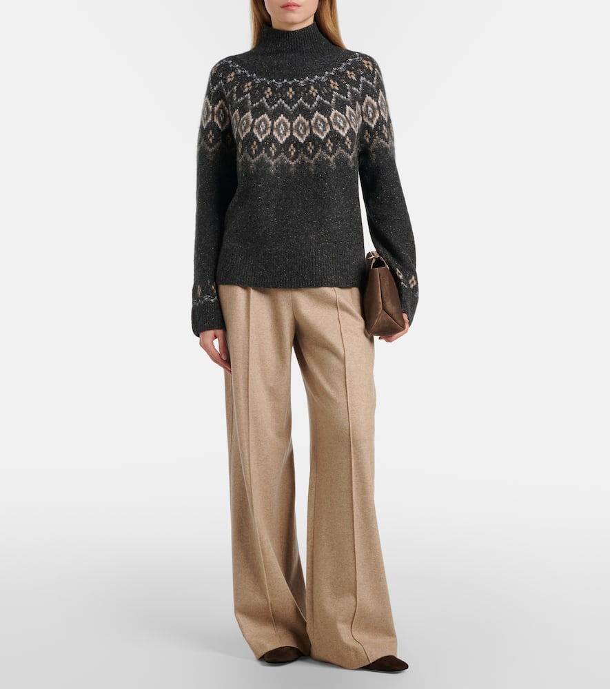 Vince Wool-blend Wide-leg Pants In Sand