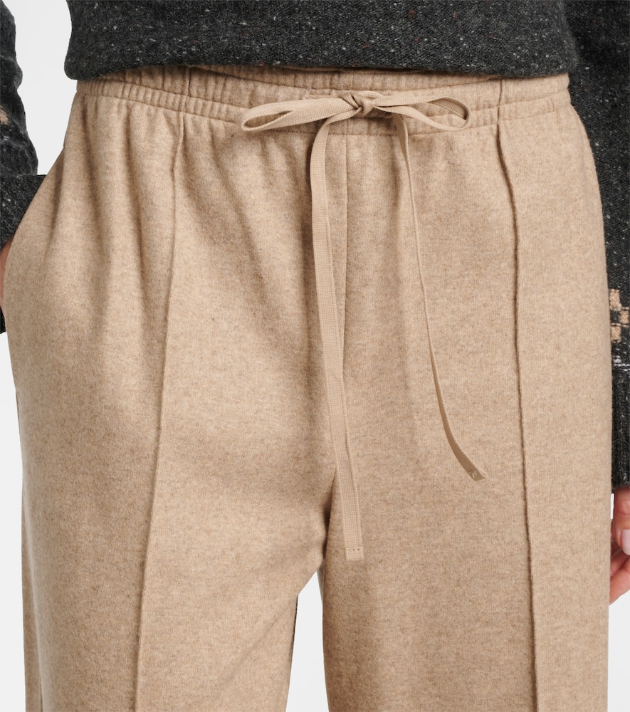 Vince Wool-blend Wide-leg Pants In Sand