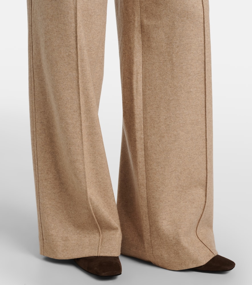 Vince Wool-blend Wide-leg Pants In Sand