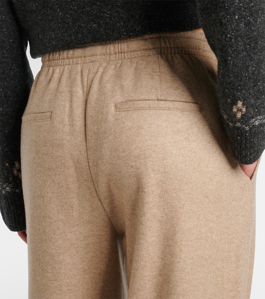 Vince Wool-blend Wide-leg Pants In Sand