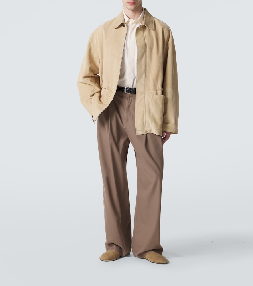  The Row The Row Jacke Vilmo Aus Veloursleder 