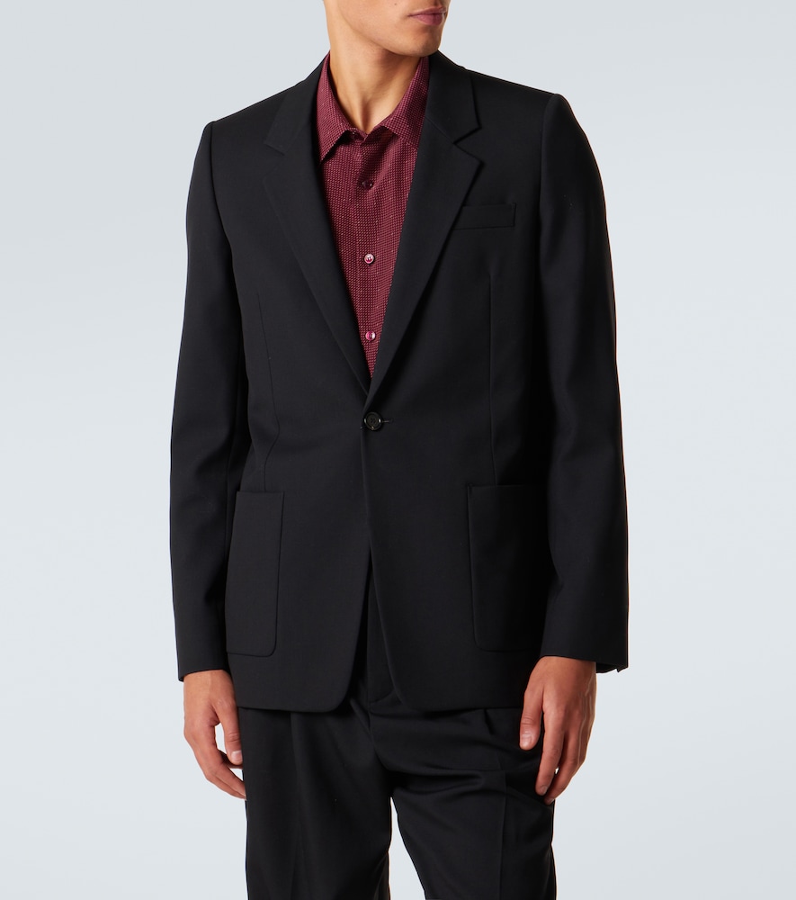 Wool Gabardine Blazer