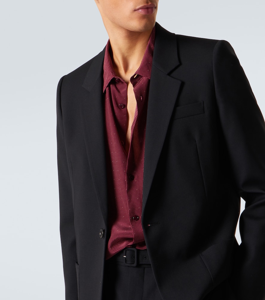 Wool Gabardine Blazer