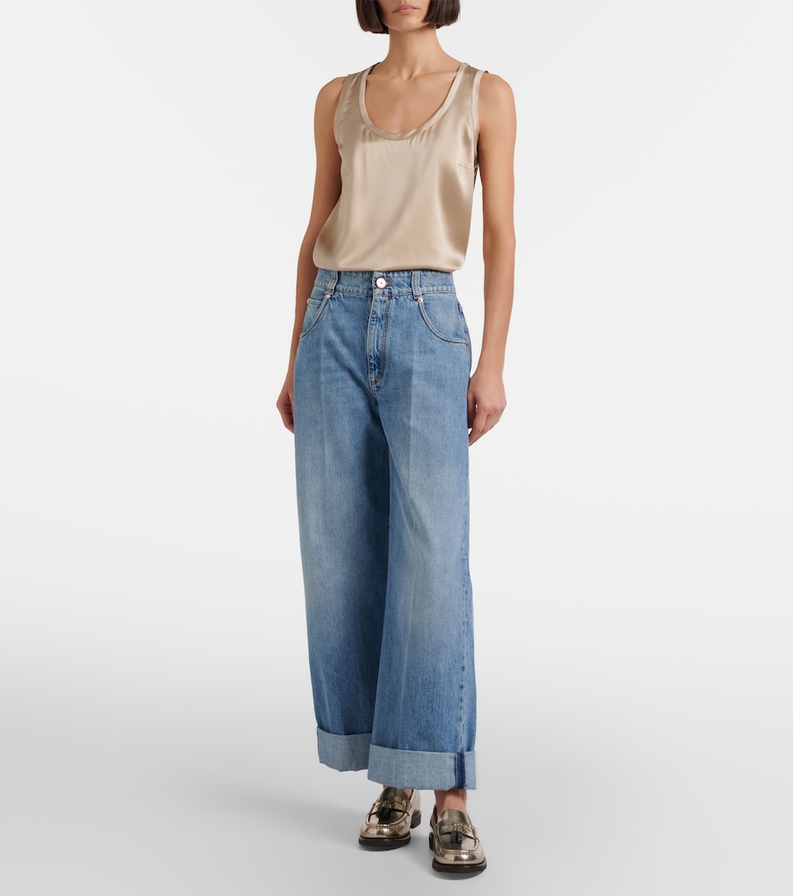  Brunello Cucinelli Brunello Cucinelli Wide-leg Jeans 