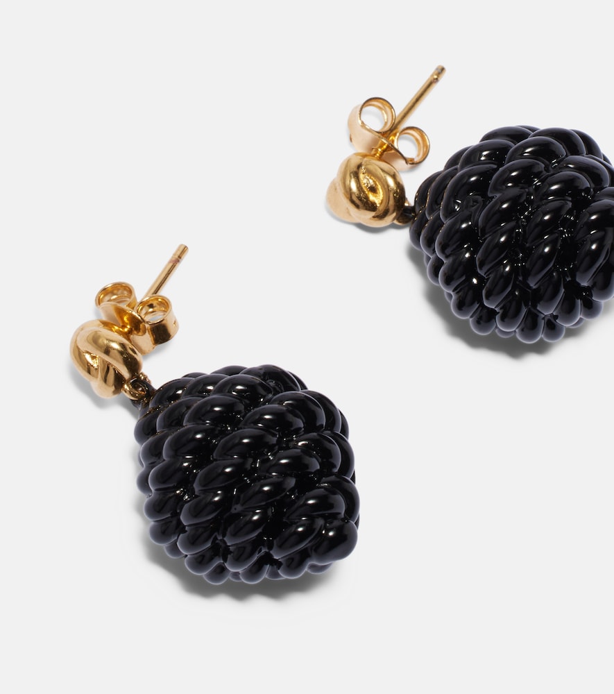  Toteme Toteme Rope Gold-plated Enamel Drop Earrings 