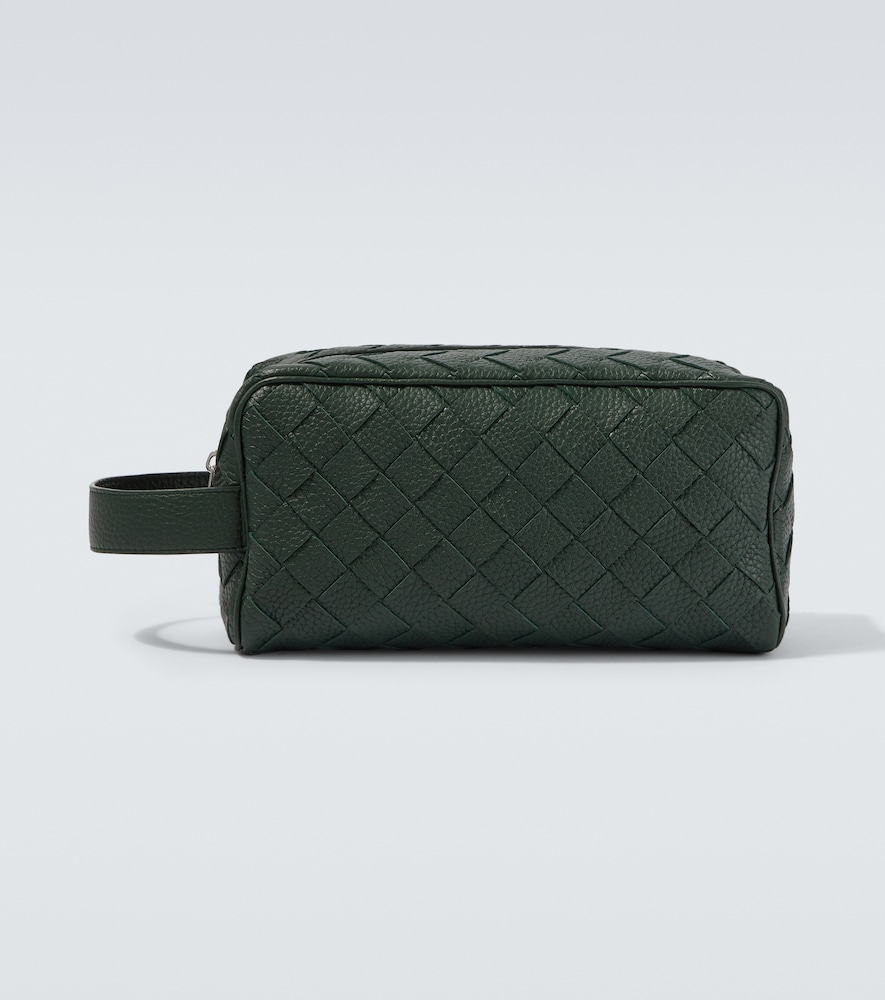 Bottega Veneta Intrecciato leather pouch
