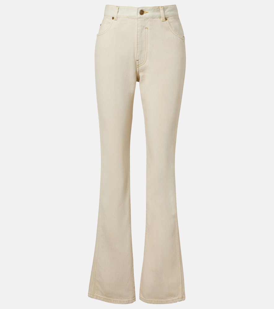 High-Rise Bootcut Jeans