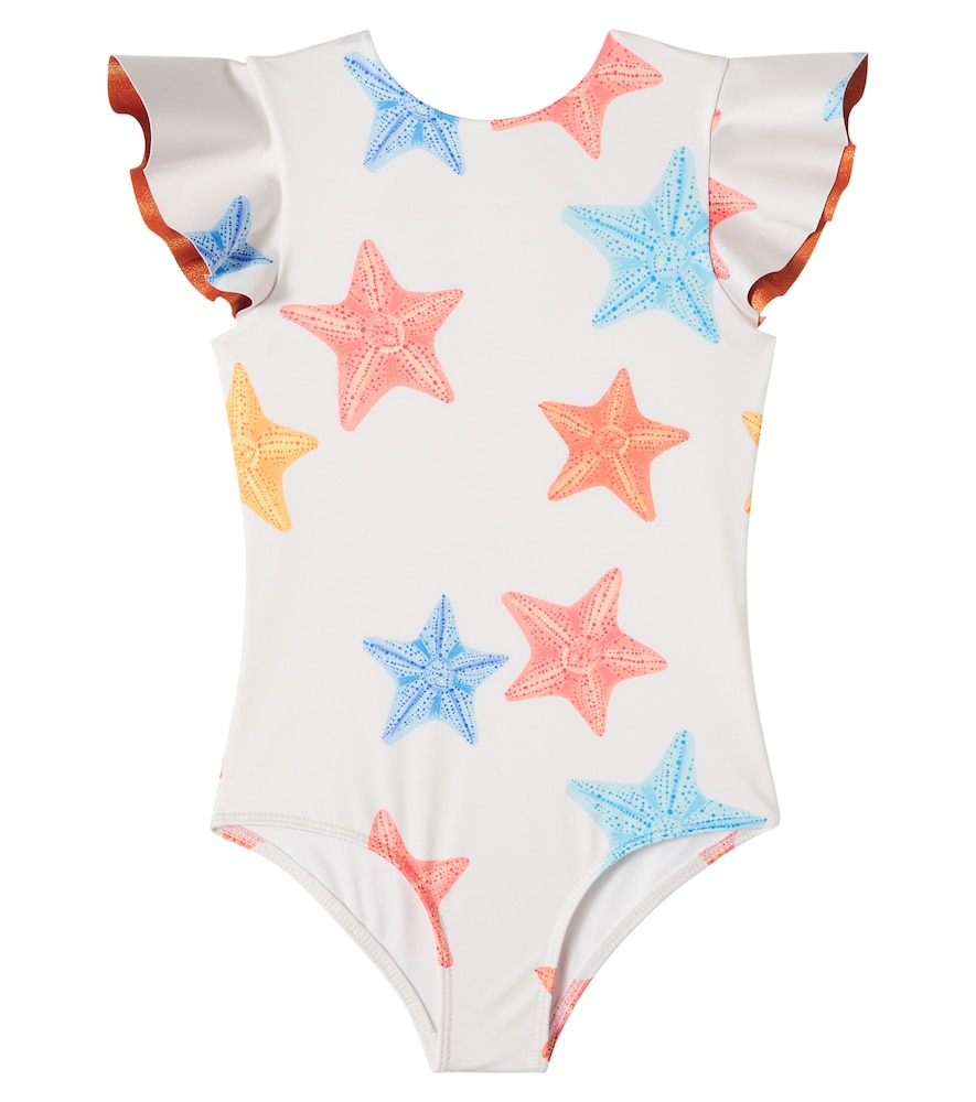 Pepita & Me Dayana printed ruffled swimsuit