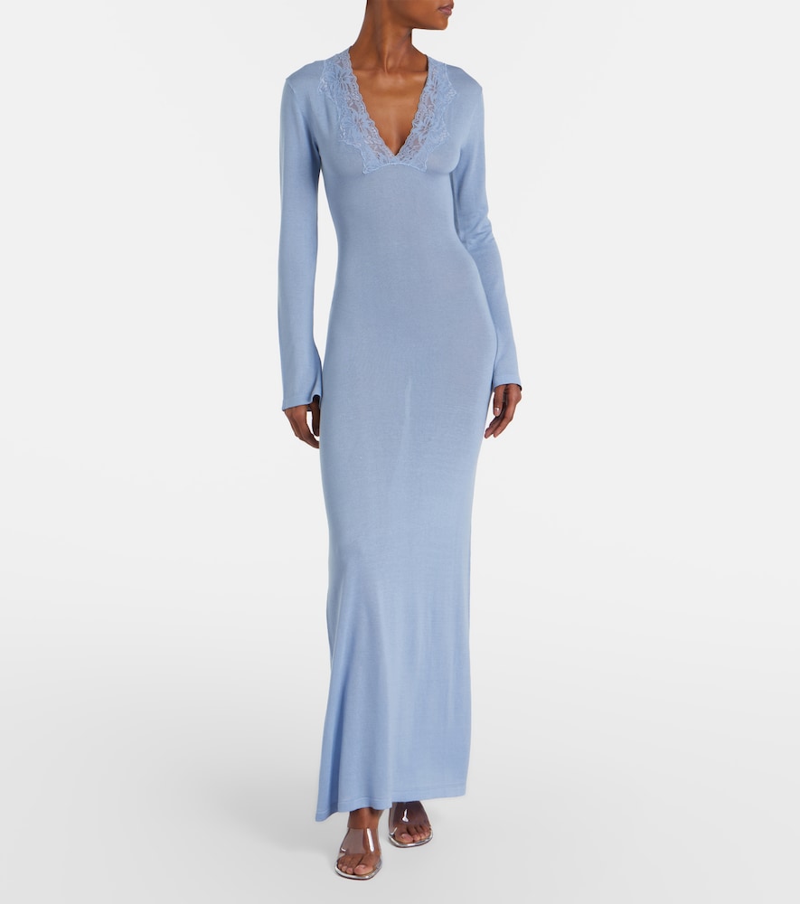  Aya Muse Aya Muse Maxikleid Mit Spitze 
