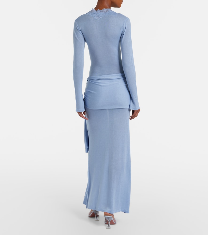  Aya Muse Aya Muse Maxikleid Mit Spitze 