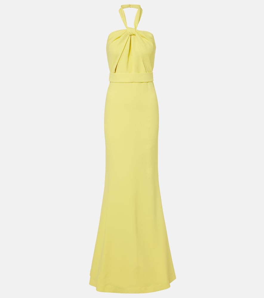 Elie Saab Halterneck cady gown