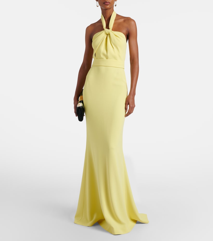 Elie Saab Halterneck cady gown